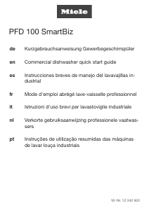 Manual Miele PFD 100 SmartBiz Dishwasher