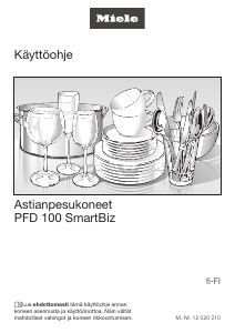 Käyttöohje Miele PFD 100 SmartBiz Astianpesukone