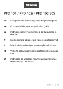 Manual Miele PFD 102 i Dishwasher