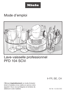 Mode d’emploi Miele PFD 104 SCVi Lave-vaisselle