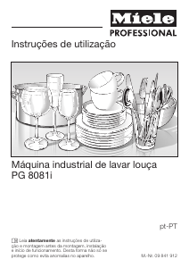 Manual Miele PG 8081 i Máquina de lavar louça