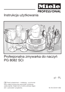 Instrukcja Miele PG 8082 SCi XXL Zmywarka