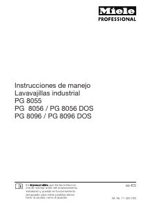 Manual de uso Miele PG 8096 Lavavajillas