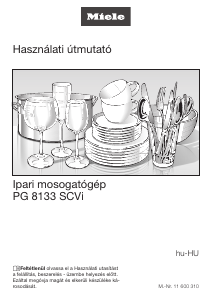 Használati útmutató Miele PG 8133 SCVi Mosogatógép