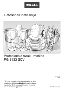 Rokasgrāmata Miele PG 8133 SCVi Trauku mašīna