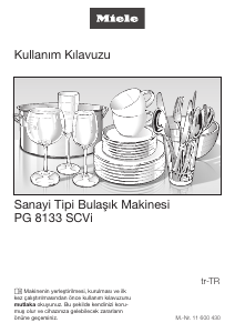 Kullanım kılavuzu Miele PG 8133 SCVi Bulaşık makinesi