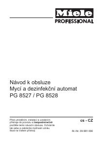 Manuál Miele PG 8528 D/EL Skříňka na dezinfekci