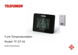 Bedienungsanleitung Telefunken TF-DT-50 Wetterstation
