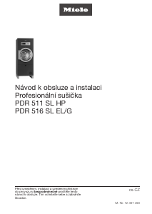 Manuál Miele PDR 516 SL TOP Sušák