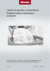 Priručnik Miele PDR 908 Sušilica