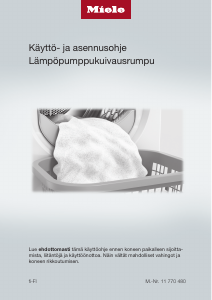 Käyttöohje Miele PDR 908 Kuivausrumpu