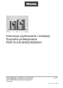 Instrukcja Miele PDR 914 HP Suszarka