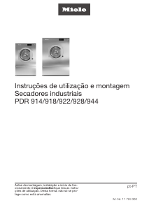 Manual Miele PDR 914 HP Máquina de secar roupa