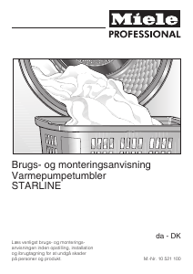 Brugsanvisning Miele PT 5137 WP Tørretumbler
