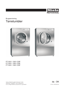 Brugsanvisning Miele PT 5251 G Tørretumbler