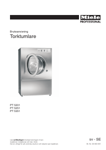 Bruksanvisning Miele PT 5351 EL Torktumlare