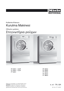 Kullanım kılavuzu Miele PT 8253 EL Kurutma makinesi