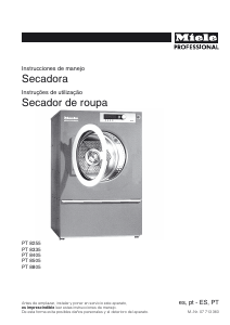 Manual de uso Miele PT 8255 EL Secadora