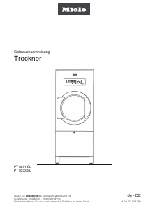 Bedienungsanleitung Miele PT 8301 SL Trockner