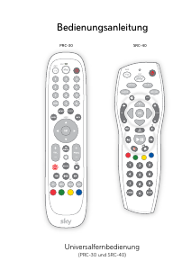 Bedienungsanleitung Sky SRC-40 Fernbedienung