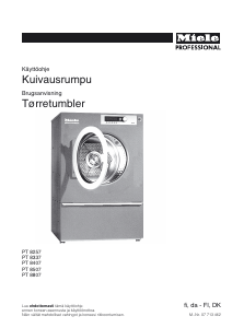 Käyttöohje Miele PT 8337 Kuivausrumpu