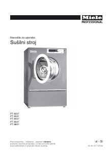 Priročnik Miele PT 8407 Sušilni stroj