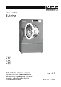 Manuál Miele PT 8407 Sušák