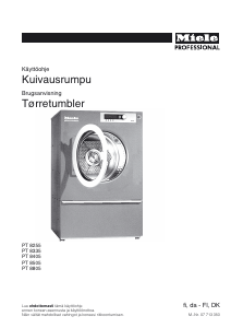 Käyttöohje Miele PT 8805 Kuivausrumpu