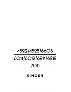 Manual Singer 6012 Sewing Machine