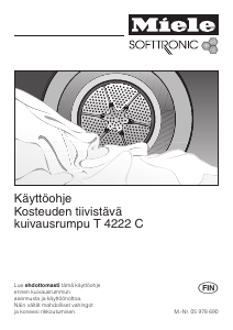 Käyttöohje Miele T 4222 C Kuivausrumpu