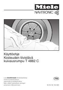 Käyttöohje Miele T 4882 C Kuivausrumpu