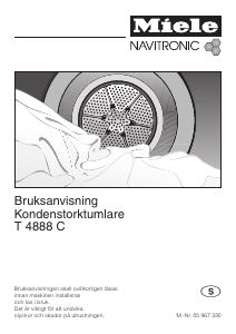 Bruksanvisning Miele T 4888 C Torktumlare