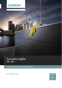 Manuale Siemens SN615X01AE Lavastoviglie