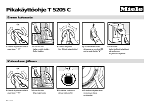 Käyttöohje Miele T 5205 C Kuivausrumpu