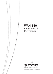 Bruksanvisning Scandomestic WAH 140 Tvättmaskin