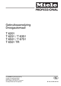 Handleiding Miele T 6551 TR Wasdroger