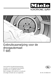 Handleiding Miele T 685 Wasdroger