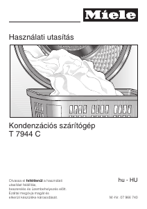 Használati útmutató Miele T 7944 C Szárító