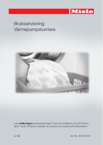 Bruksanvisning Miele T 8164 WP Torktumlare