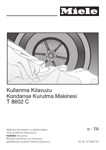 Kullanım kılavuzu Miele T 8602 C Kurutma makinesi