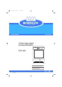 Käyttöohje Rosenlew RTK205 Kuivausrumpu