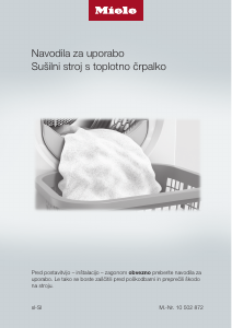 Priročnik Miele TCE 630 WP Eco Sušilni stroj