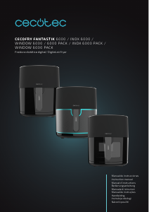 Manual Cecotec Cecofry Fantastik Window 6500 Deep Fryer