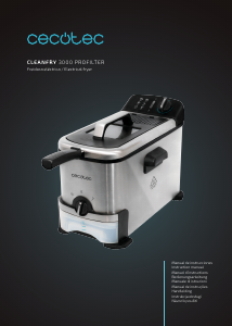 Mode d’emploi Cecotec CleanFry Infinity 3000 ProFilter Friteuse