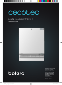 Handleiding Cecotec Bolero Coolmarket TF BI 101 White E Vriezer