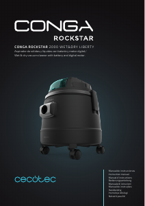 Manuale Cecotec Conga Rockstar 2000 Wet&Dry Liberty Aspirapolvere