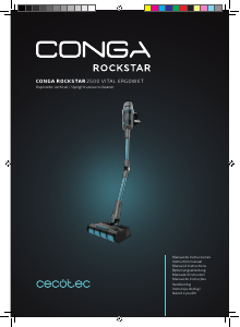 Mode d’emploi Cecotec Conga Rockstar 2500 VItal ErgoWet Aspirateur