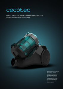Manual Cecotec Conga Rockstar Multicyclonic Plus Aspirador