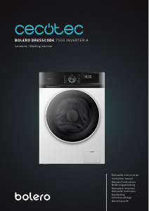 Handleiding Cecotec Bolero Dresscode 7500 Inverter A Wasmachine