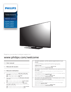 Handleiding Philips 55PFL4901 LED televisie